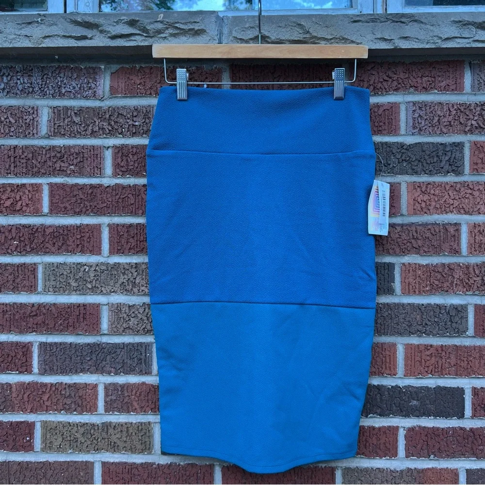 LuLaRoe Dusty Gray High Rise Textured Pencil Skirt